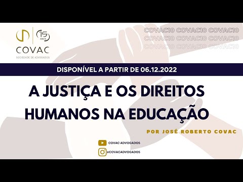 Covac 10 - A justiça e os direitos humanos na educação