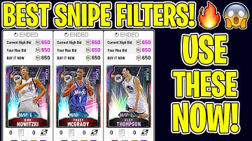 BEST SNIPE FILTERS FOR NEW FLASH 7 PACKS! HOW TO SNIPE GLITCHED TMAC, OPAL KLAY & DIRK! (NBA 2K20)
