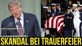 What Trump said at the funeral is shocking America!