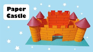 EASY PAPER CASTLE | How to make Paper Castle | Craft Stack