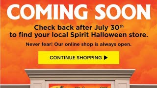 Talking about the new Spirit Halloween Store Locator Update.