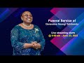 Funeral service of genevieve nsangi tshibanda