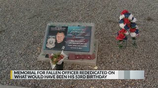 Ceremony Rededicates Memorial For Late Apd Ofc. Daniel Webster
