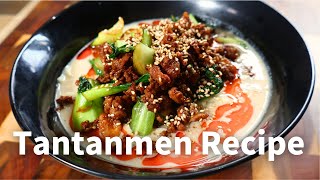 Spicy Sesame Ramen Creamy Asian Dan Dan (Tantanmen Style)