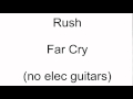 Rush - Far Cry - no guitars cover