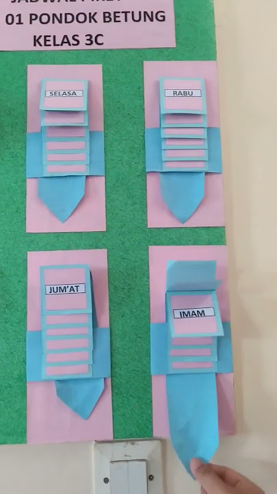 Jadwal Piket Buatan Siswa Kreatif 👍