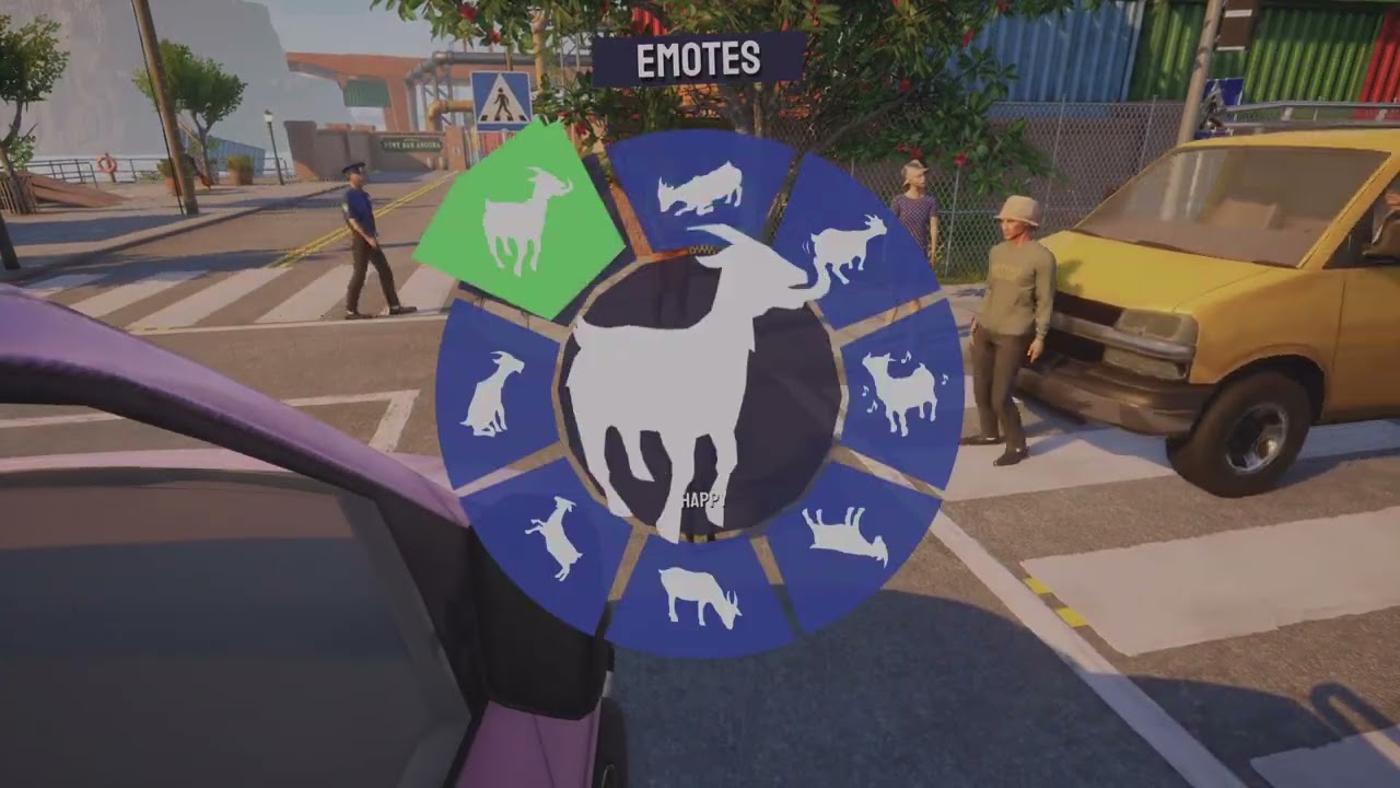 Elliot plays Goat Simulator 3 doing stuff