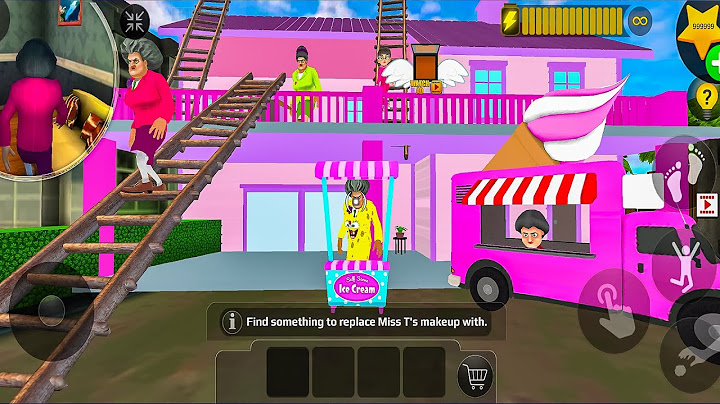 Scary Teacher 3D – Miss T’s Barbie House & Ice Cream Car?! 🍦🏠 + SpongeBob Outfit!