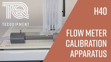 Flow Meter Calibration (H40) - Fluid Mechanics - TecQuipment