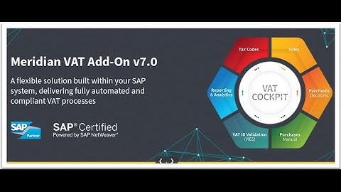 VAT Add on for SAP