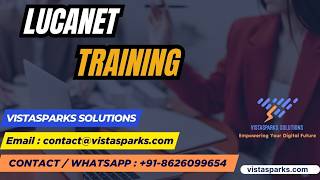 📊 **LucaNet Training | Online Certification Course | by Vistasparks Solutions** 🚀