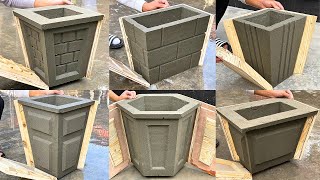 Top 6 Beautiful Simple and Easy To Make Handmade Cast Flower Pots