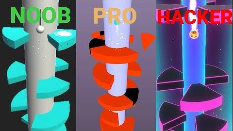 NOOB vs PRO vs HACKER - Helix jump