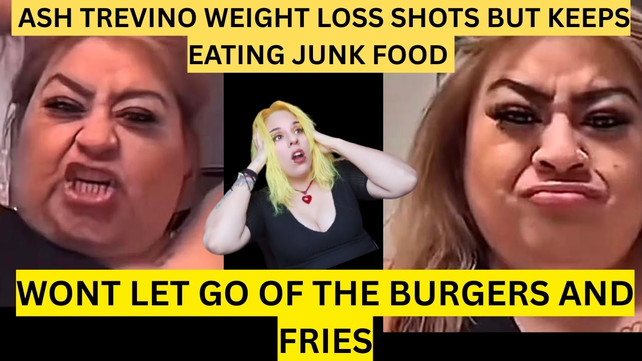 Эш Тревино пытается похудеть, но продолжает есть вредную еду и не может отказаться от бургеров и ...