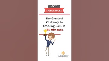 SIGMA RULE for GATE Exam #1 (Silly Mistakes) | How to avoid Silly Mistakes in GATE | #shorts