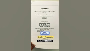 IGNOU mesp 001 project report 2025 #ignoumaeduproject #ignoumesp01 #ignouprojects