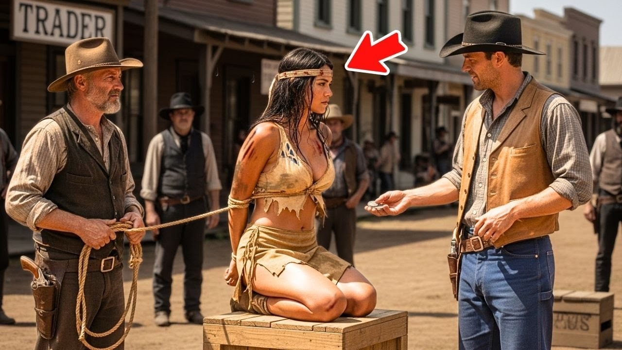 „Du wirst es bereuen!“ – Indianermädchen widersetzt sich dem Cowboy nach 2-Dollar-Auktion
