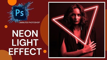 How to create a neon light effect in #photoshop