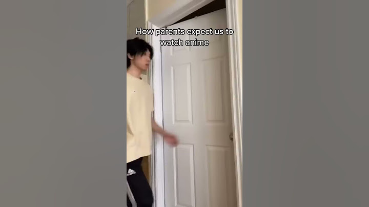 How parents expect us to watch anime