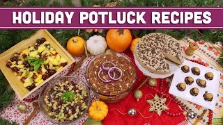 Healthy holiday recipes for a thanksgiving or christmas potluck! vegan
& vegetarian! buckeyes, chocolate silk pie, more! ★ subscribe new
videos...