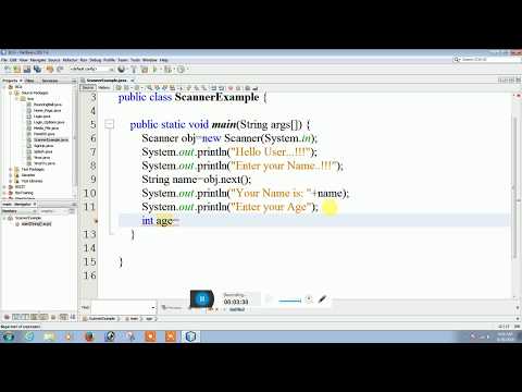 Java Program Scanner Class Example in Java || StepUp java || 2K18