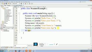 Java Program Scanner Class Example in Java || StepUp java || 2K18
