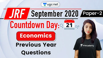 UGC NET Paper 2 Crash Course | Economics by Priya Kumari | Previous Year Questions