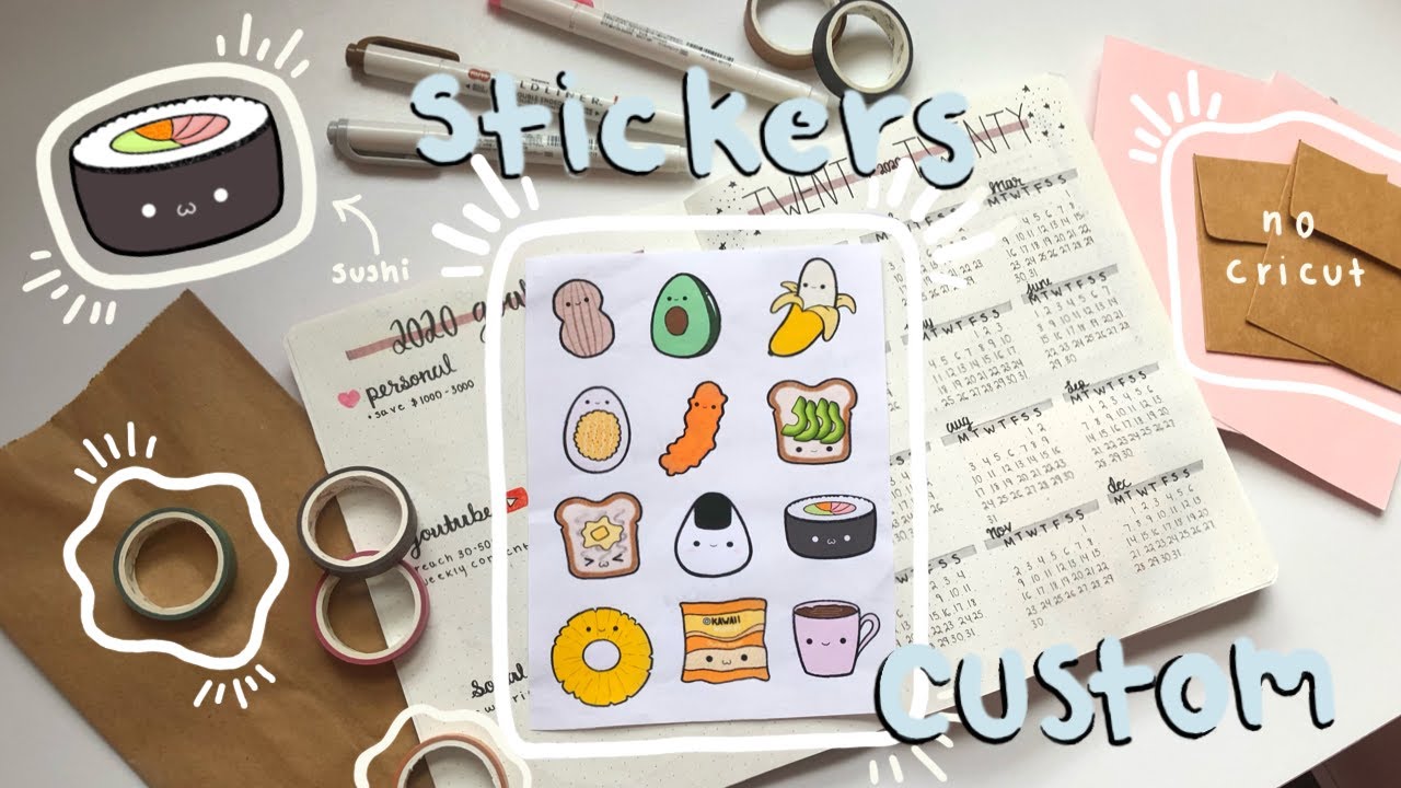 How to: Easy Home-Made Stickers Packs!
