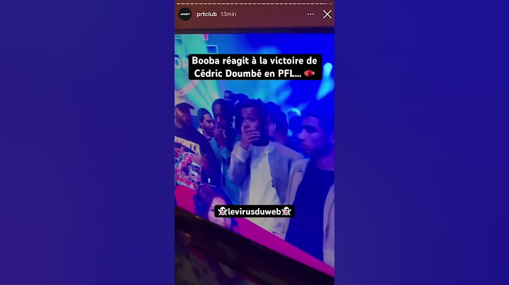 Booba réagit à la victoire de Cédric Doumbé en PFL 🥊 #pflmma #cedricdoumbe #mma #booba #shorts