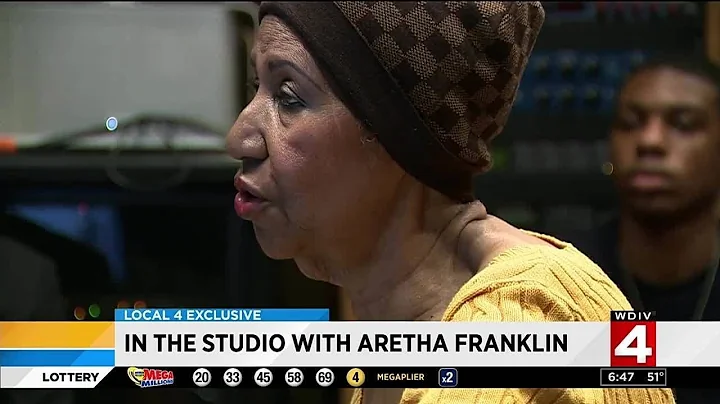 In the studio with Aretha Franklin