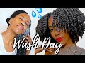 FULL MOISTURIZING WASH DAY ROUTINE - From Cleansing to Styling! ft. KALEIDOSCOPE