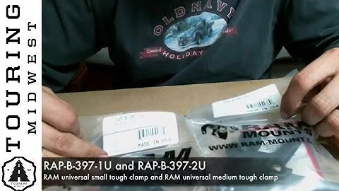 RAM mount unboxing | RAM mounts Tough Clamp