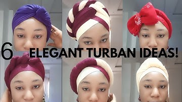 BEGINNER FRIENDLY TURBAN HEADWRAP TUTORIAL / ELEGANT TURBAN STYLES / HEADSCARF / JERSEY SCARF