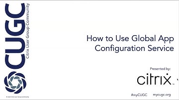 CUGC Connect (05-16-23): How to Use Global App Configuration Service