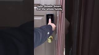 Meet Lockin Veno Plus — Amazing palm lock with camera, all-in-one home security! #lockin #smartlock