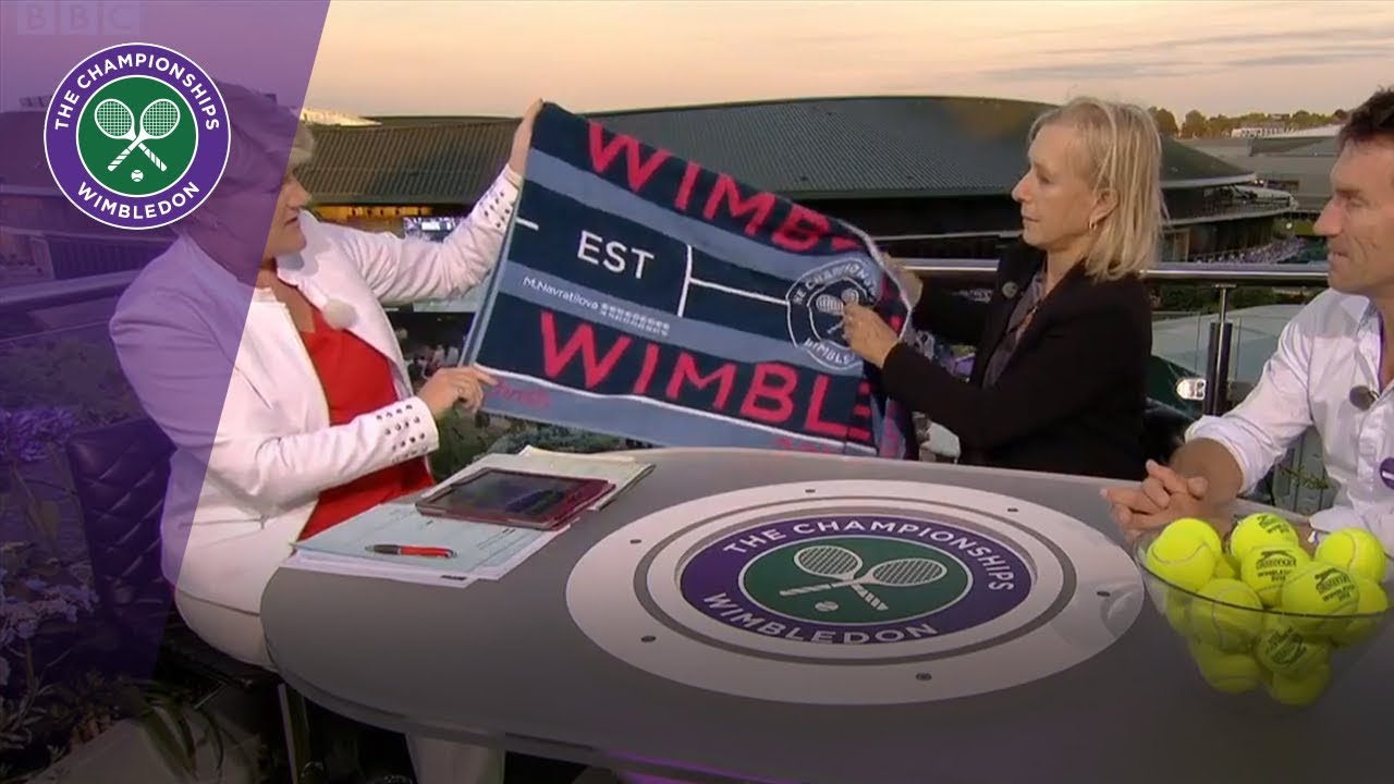 A gift for Martina Navratilova | Wimbledon 2018