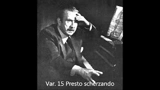 Claudio Arrau plays Beethoven Diabelli Variations Op. 120  1952