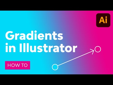 Video: Bagaimana Anda membuat gradien khusus di Illustrator?