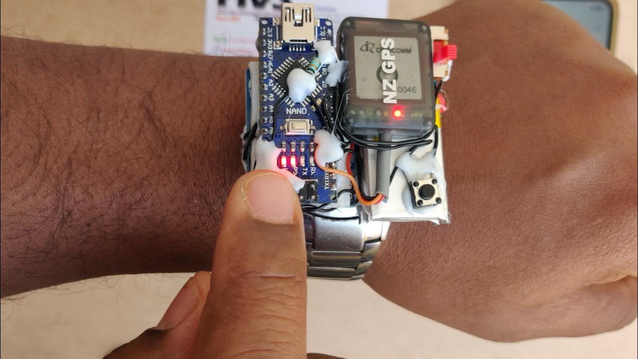 Woman Safety system using Arduino NANO, A6 Mini GSM, NZ GPS #Smart ...