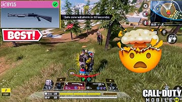 250 DAMAGE WITH THIS BY15 GUNSMITH ! | TRY HARD LOBBY CODM GAMEPLAY