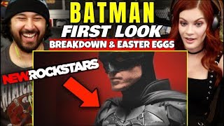 BATMAN - First Look BREAKDOWN \& EASTER EGGS | REACTION!!!
