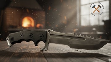 Hardest Knife I have ever made- CSGO- Huntsman Knife-