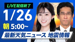 ウェザーニュースの配信のサムネイル画像