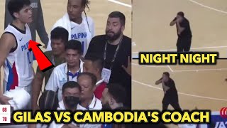 Cambodia's coach DISRESPECTS Gilas Pilipinas with DIRTY ANTICS