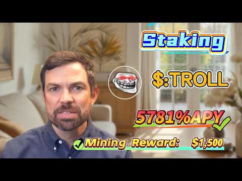 Staking $TROLL token: How to earn 5781% APY in profitable TROLL Solana