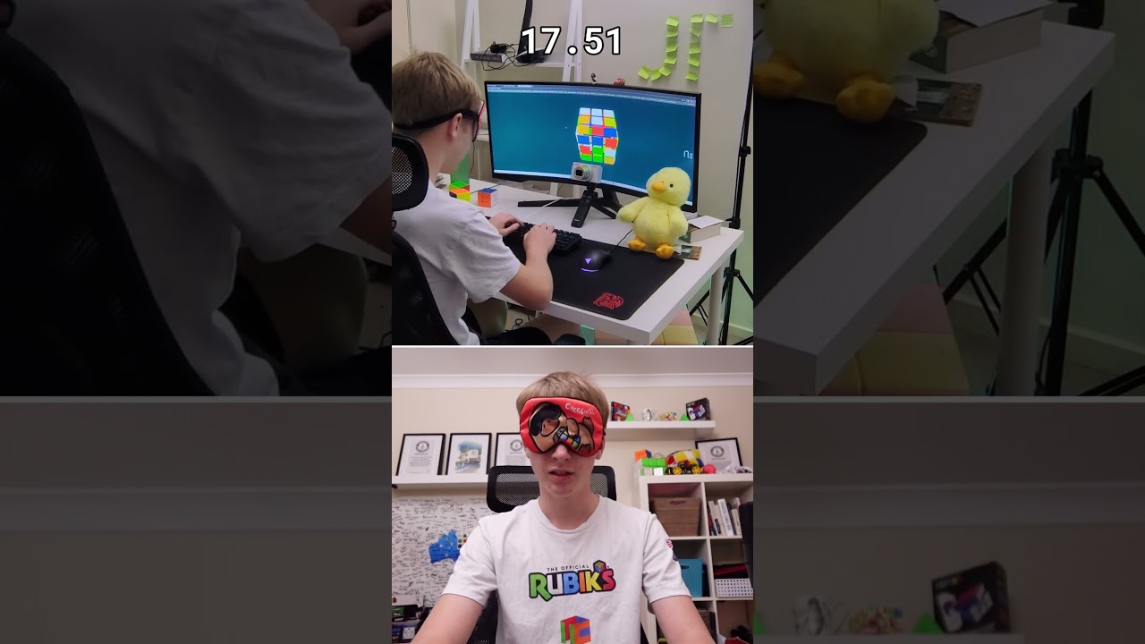 Virtual Cube Blindfolded!