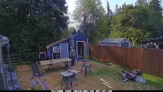Reroofing Rick's Shed