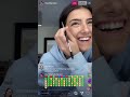 Charli D’amelio’s ig live. Doing her make-up| May 16
