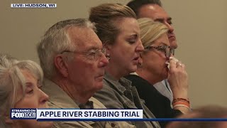 Apple River stabbing trial: Victim's family emotional during closing argument
