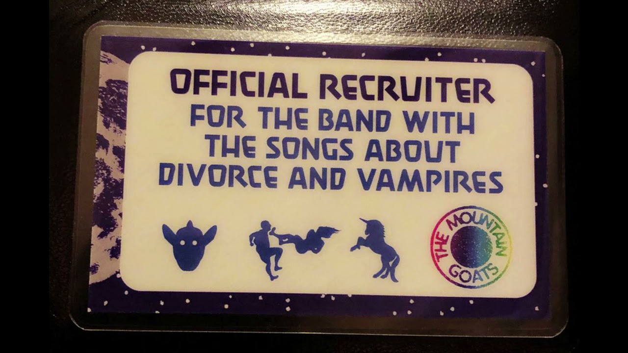 the Mountain Goats - If England Were What England Seems, Then We Would Only Have Our Dreams